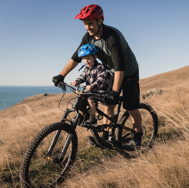riding shotgun bike seat