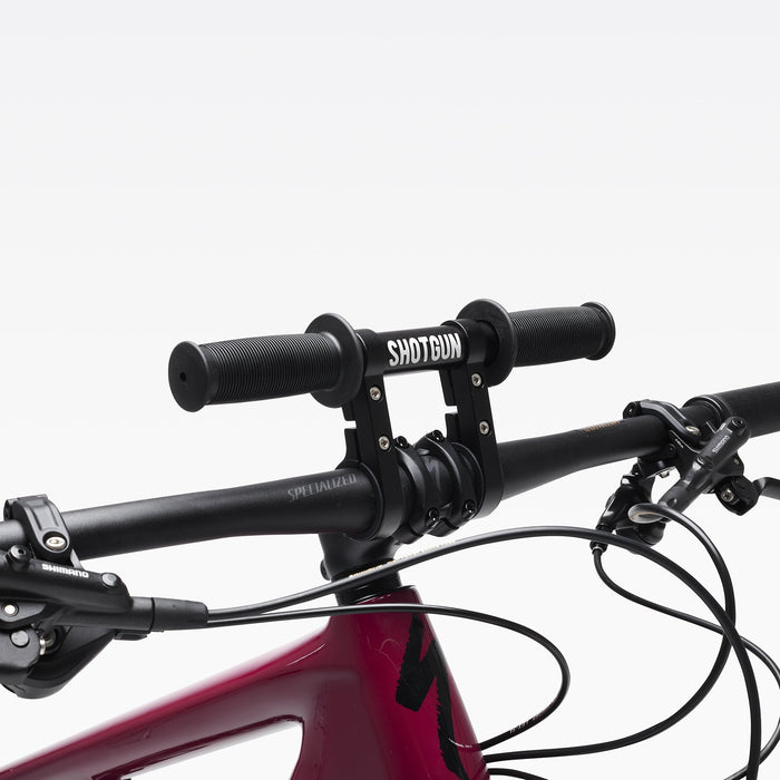 Shotgun Child Bike Handlebars On Bike Side View